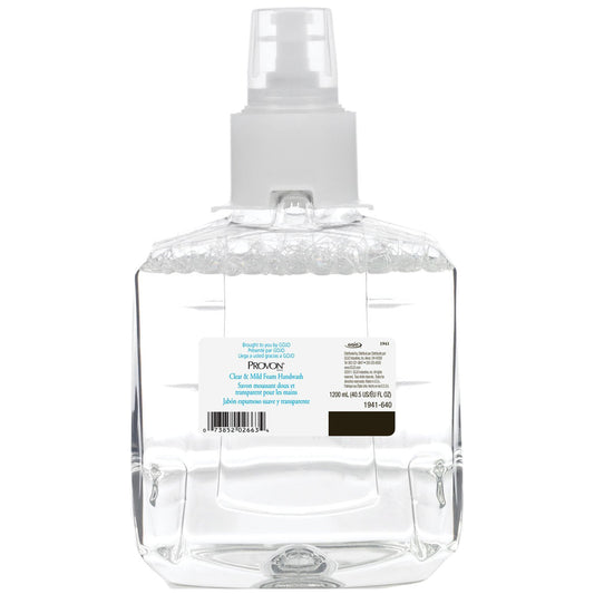 Handwash, Foam, Clear & Mild, 1200mL Refill