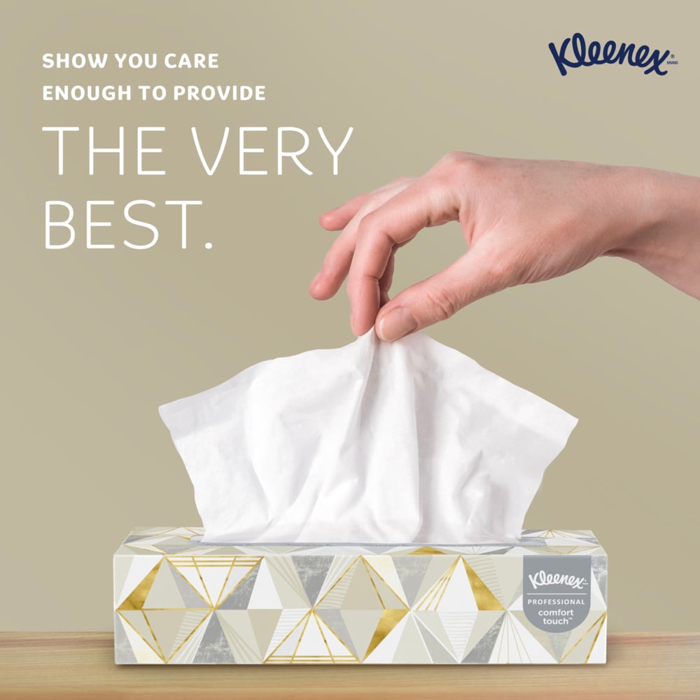 Kimberly ClarkFacial Tissue, White, 125/pk, 12 pk/cs
