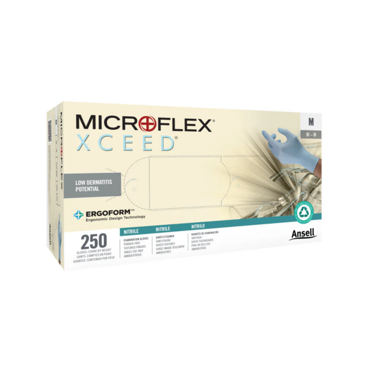 Microflex® XCEED® Gloves Medium (250/Bx)