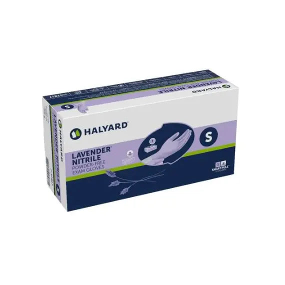 HALYARD* LAVENDER* Nitrile Exam Gloves – Small (250/Bx)