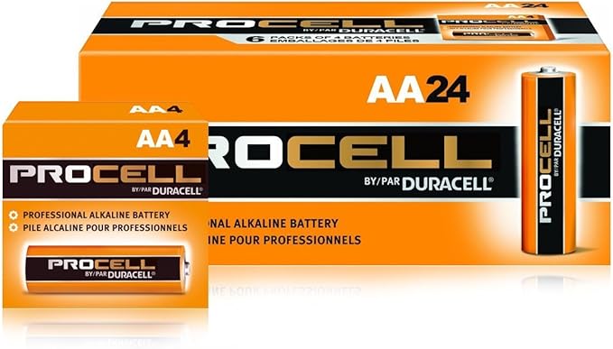 Duracell Procell AA Batteries 24/Pack (packaging may vary)
