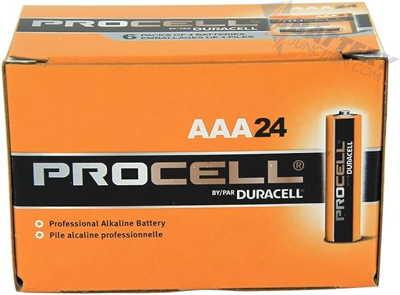 Duracell Procell AAA Batteries 24/Pack (packaging may vary)