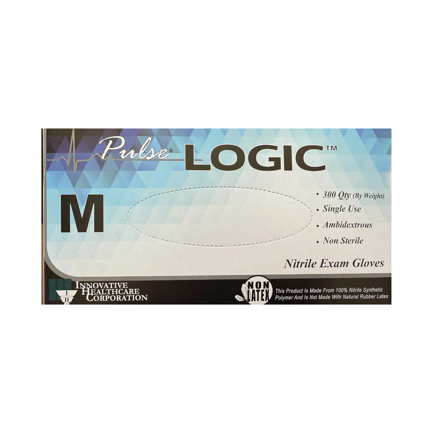 Pulse® LOGIC™ Nitrile Exam Gloves – Medium (300/Bx)
