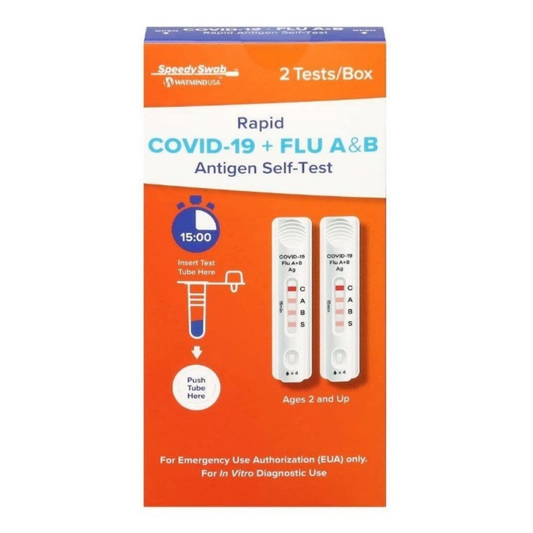 Covid-19 & Flu A/B Test 2 Pack Rapid Antigen