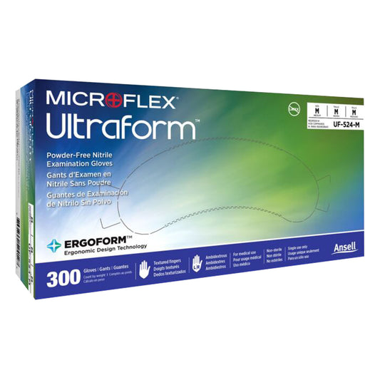Microflex® Ultraform® Nitrile Gloves  Extra Small (300/Bx)