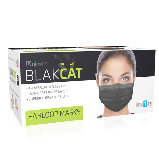 Face Mask Level 1 Ear-Loop Black