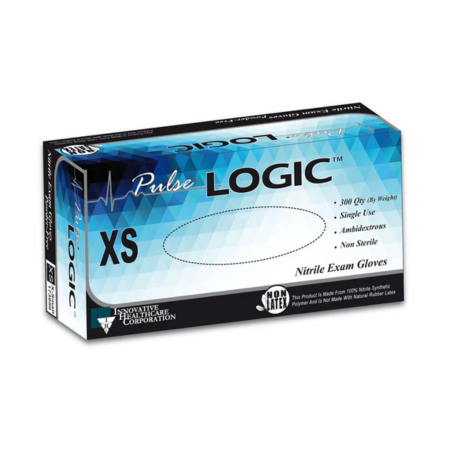Pulse® LOGIC™ Nitrile Exam Gloves – Extra Small (300/Bx)
