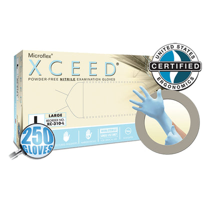 Microflex® XCEED® Gloves Large (250/Bx)