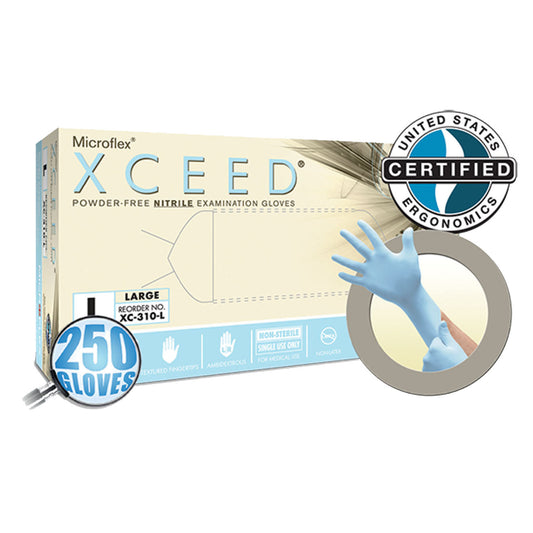 Microflex® XCEED® Gloves Large (250/Bx)