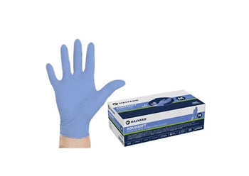 Halyard Aquasoft Blue Nitrile Exam Gloves – Medium (300/Bx)