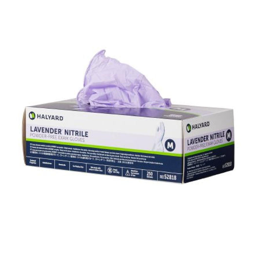 HALYARD* LAVENDER* Nitrile Exam Gloves – Medium (250/Bx)